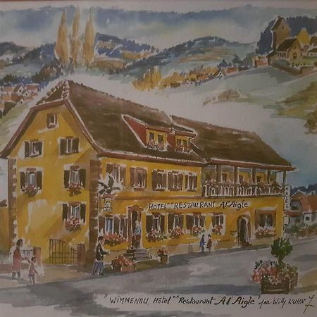 Restaurant A L'Aigle Hotel Wimmenau Exterior foto