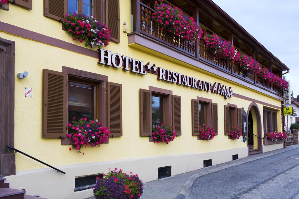 Restaurant A L'Aigle Hotel Wimmenau Exterior foto