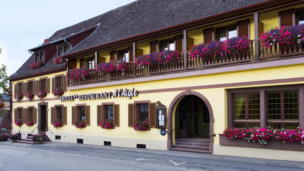 Restaurant A L'Aigle Hotel Wimmenau Exterior foto